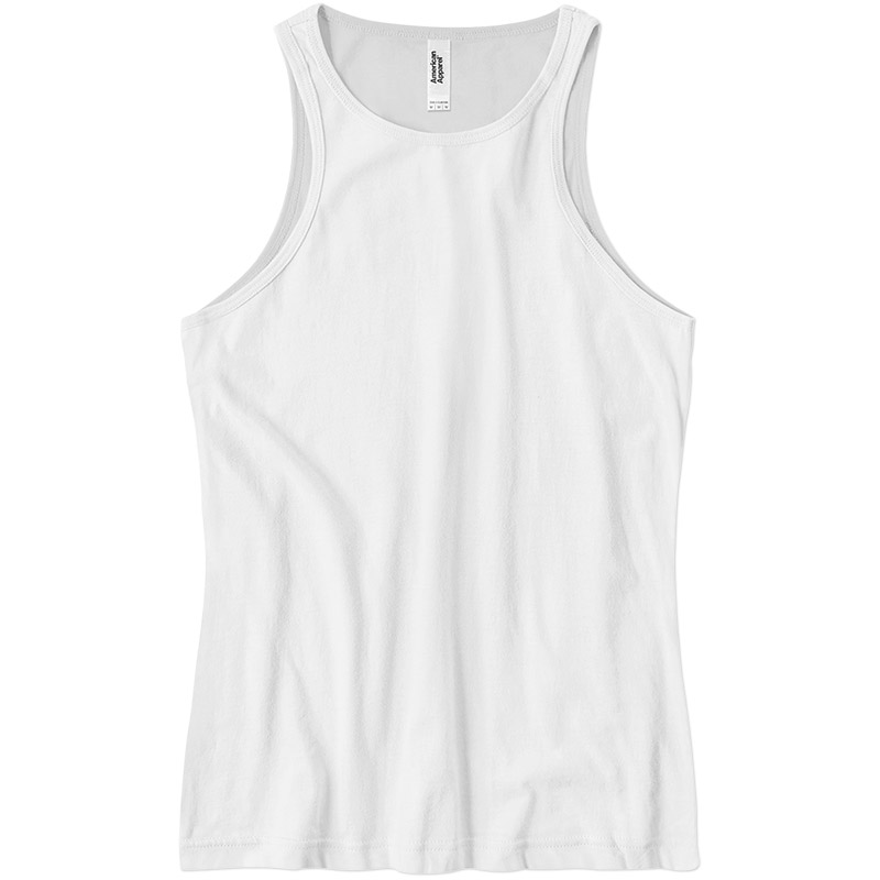 Ladies High Neck CVC Tank