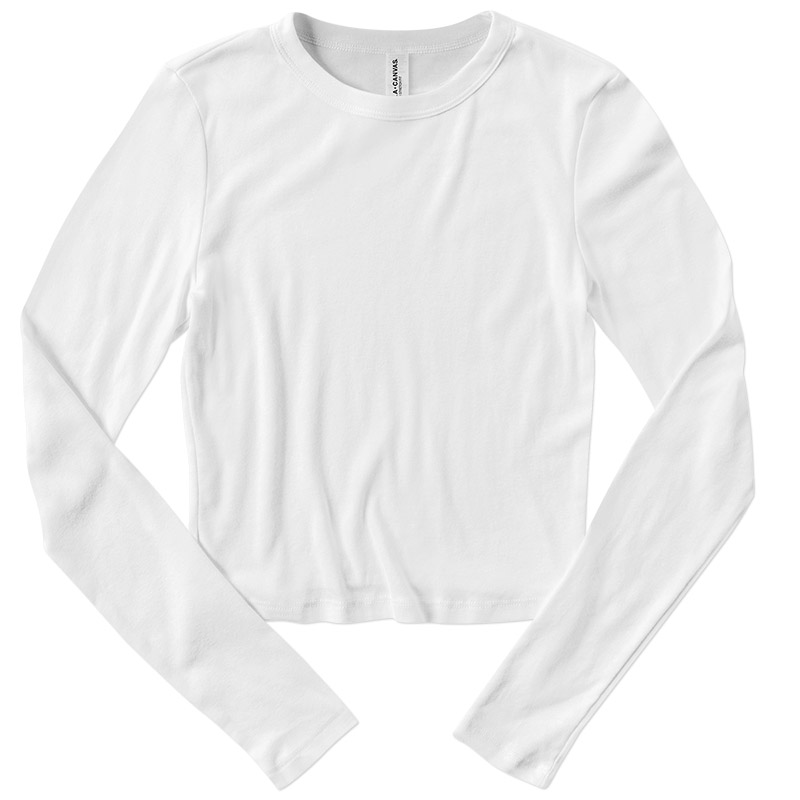 Ladies Micro Rib Longsleeve Baby Tee
