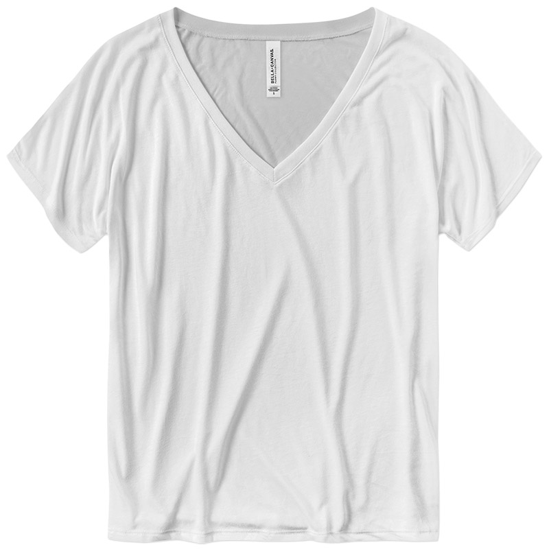 Ladies Slouchy V-Neck Tee