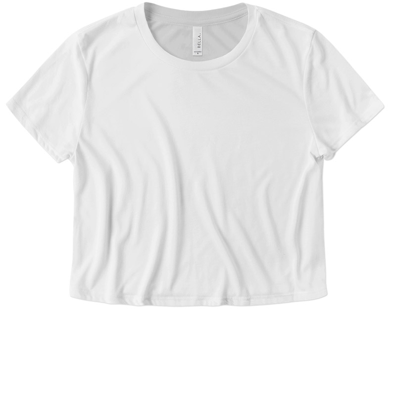 Ladies Flowy Cropped Tee