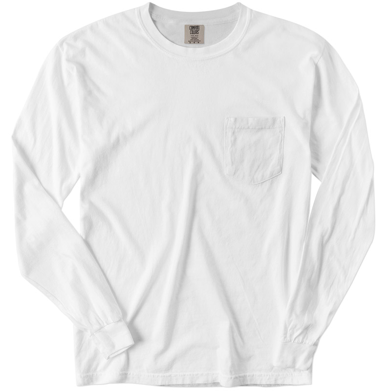 Pigment Dyed Longsleeve Pocket Tee