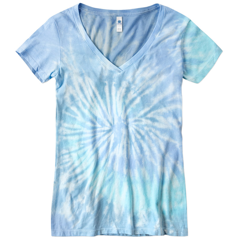 Ladies Tie-Dye V-Neck Tee