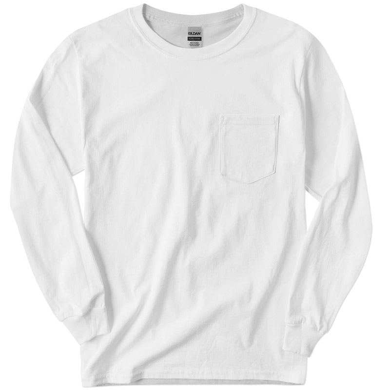 Ultra Cotton Longsleeve Pocket Tee